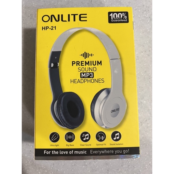 ONLITE 高級音效 有線耳機 HP-21 重低音 耳罩式耳機