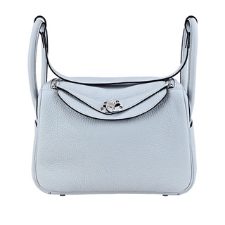 Hermes 愛馬仕Lindy 26cm TC 牛皮轉釦兩用包(08聖杯藍/Z刻/銀扣)｜JS Maxx官方旗艦館