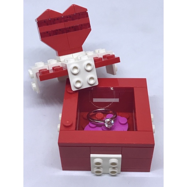 （姆仔fun玩具）樂高 LEGO 情人節 求婚戒指 鑽戒盒