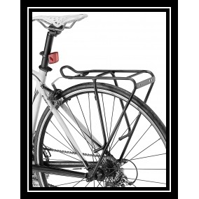 ★鋁合金《快拆式》 公路車 後貨架 (含快拆) 自行車 後架 環島 旅行 碳纖維車 c夾可用 盛恩 單車