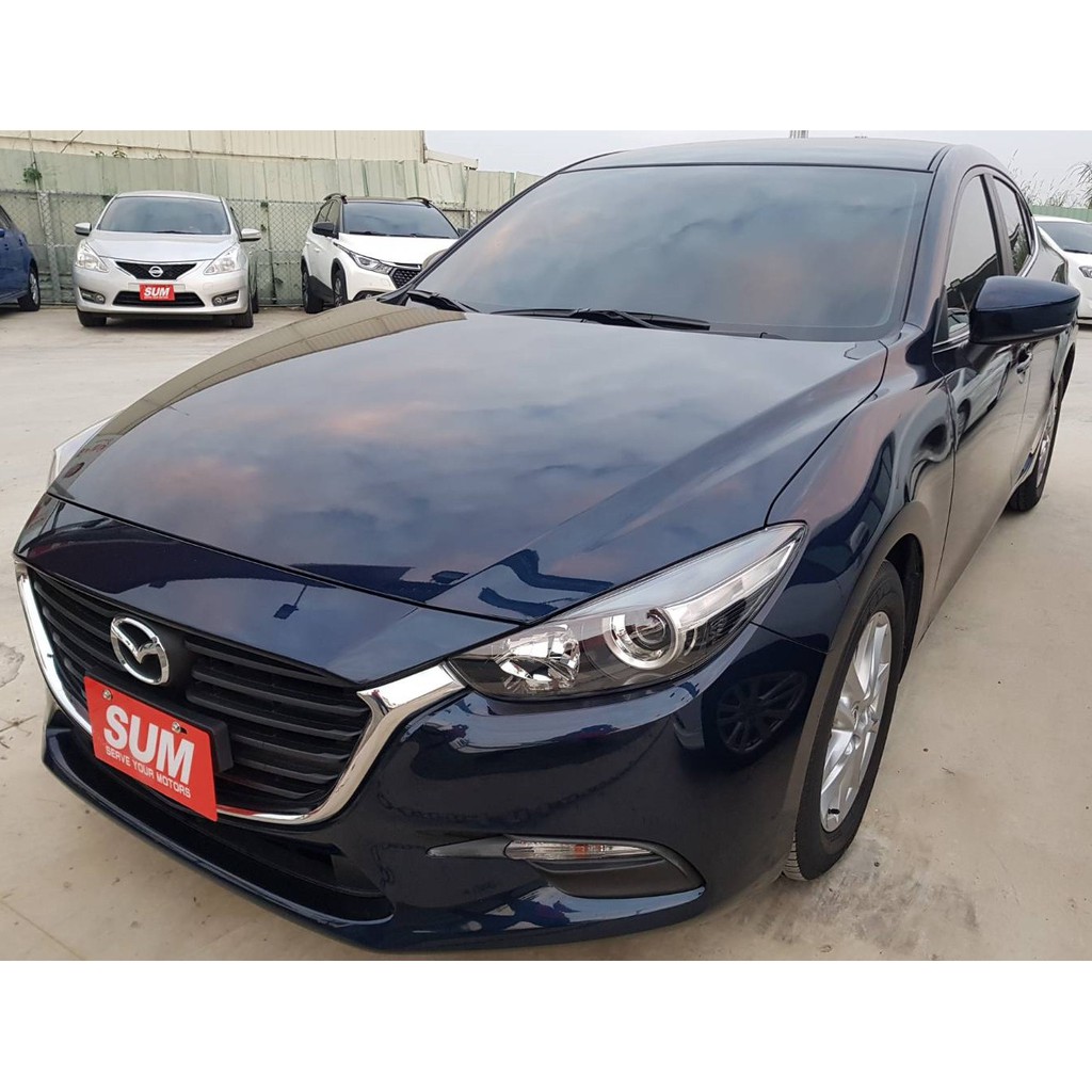 2017年8月出廠10月領牌mazda 馬3 2 0 尊榮型晶燦藍只開7千 尊榮版 全車跟新的一樣 不用等車 蝦皮購物