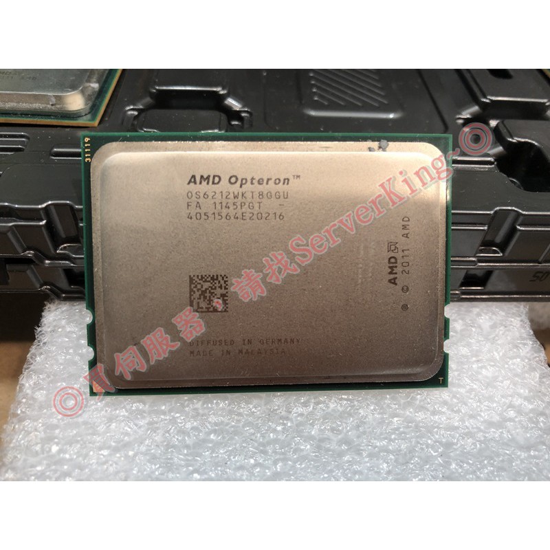 【SERVER KING】二手 AMD opteron 6212 2.6GHz 8C G34 正式版