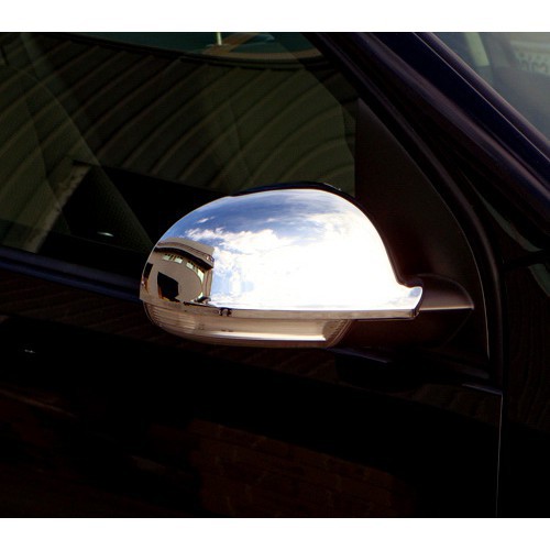 VW 福斯 Golf 5 MK5 2003~2008 改裝 鍍鉻銀 後視鏡蓋 後照鏡蓋 照後鏡蓋保護飾貼