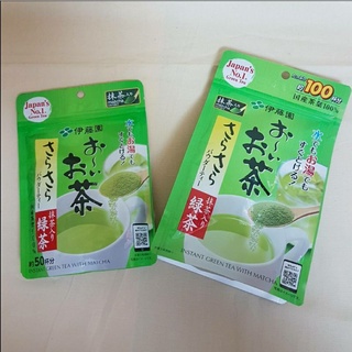 【日本進口】日本製~伊藤園抹茶入綠茶粉 $170（50杯份）/$300（100杯份量）#冷沖熱泡都可以