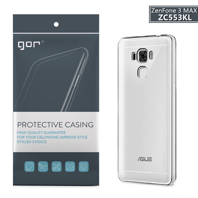GOR 華碩 ASUS ZenFone3MAX ZC553KL 手機殼 手機套 輕薄水晶套