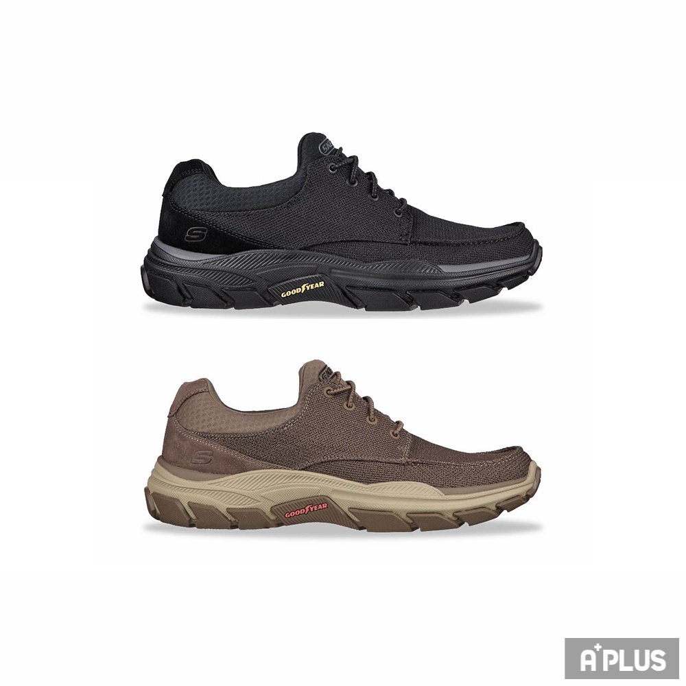 SKECHERS 男 RESPECTED 休閒鞋 戶外 透氣 帆布 耐磨 - 204565BLK 204565LTBR