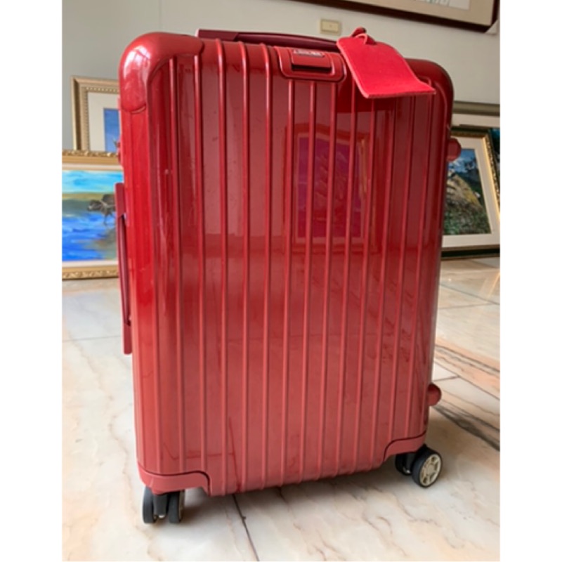 正品原廠9成新rimowa Salsa Deluxe行李箱公司貨20吋，單身旅行最好的尺寸。