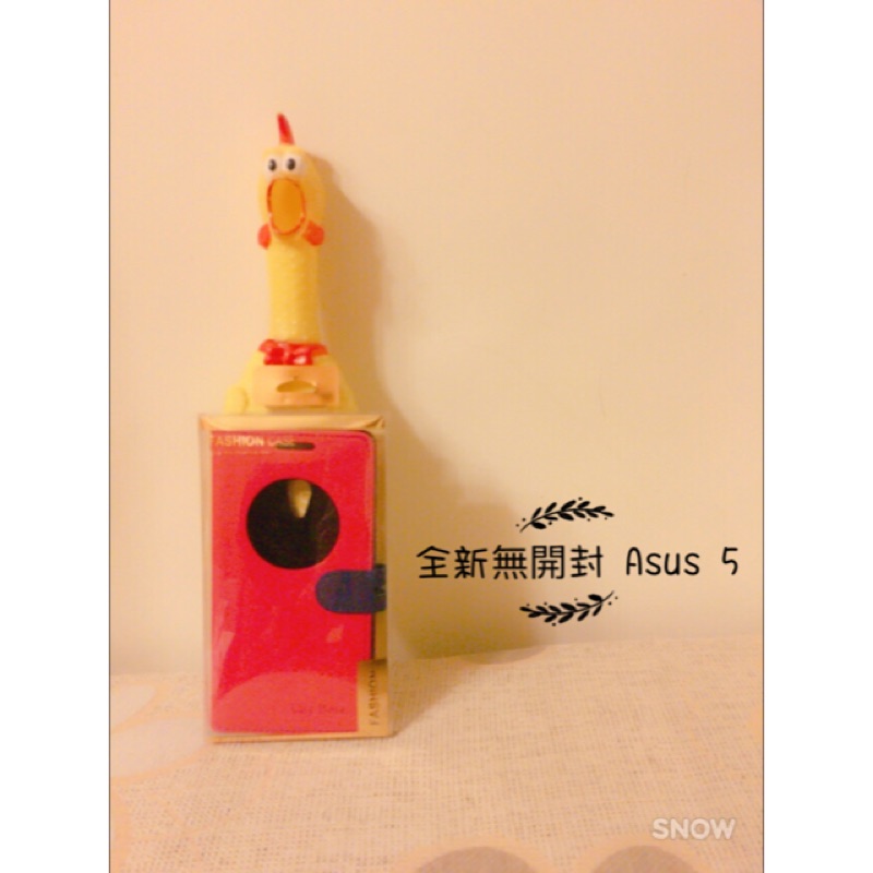 Asus 5橘紅色手機殼❤️💋
