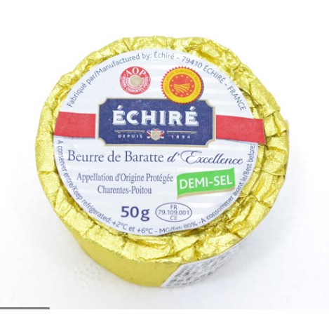 【熊愛趣烘焙材料】艾許Echire頂級法國手工發酵奶油  50g 有鹽
