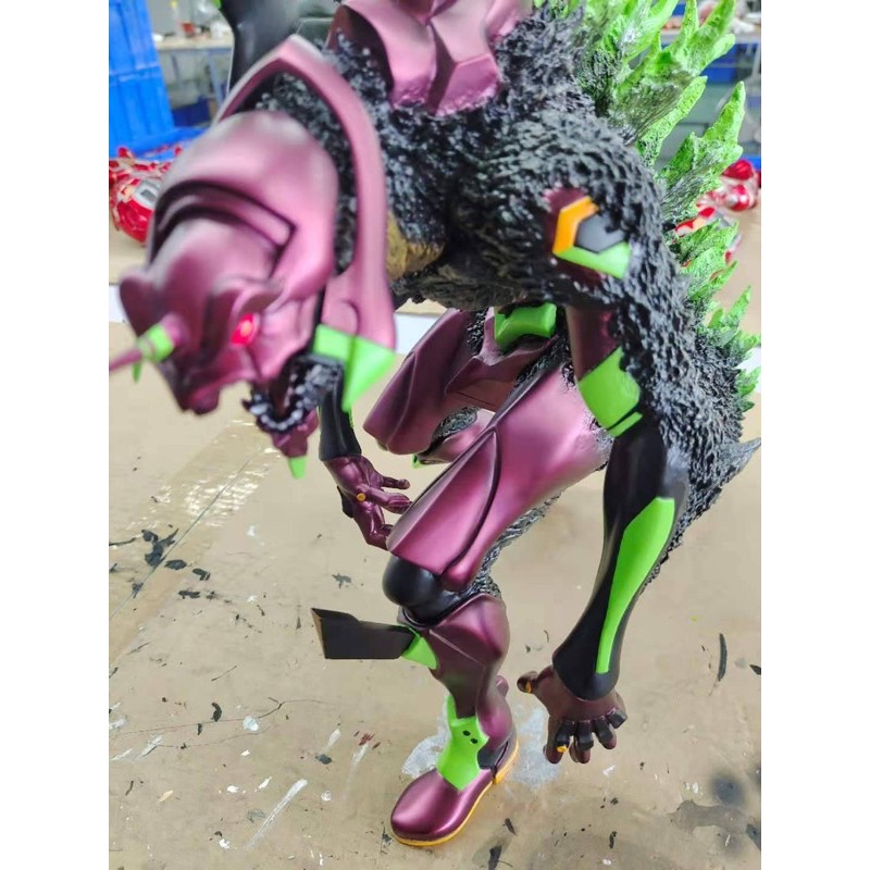 黑磚 初號機哥吉拉初號機配色g覺醒型態新世紀福音戰士原創gk 塗裝完成品非xplus Shm 東寶 蝦皮購物