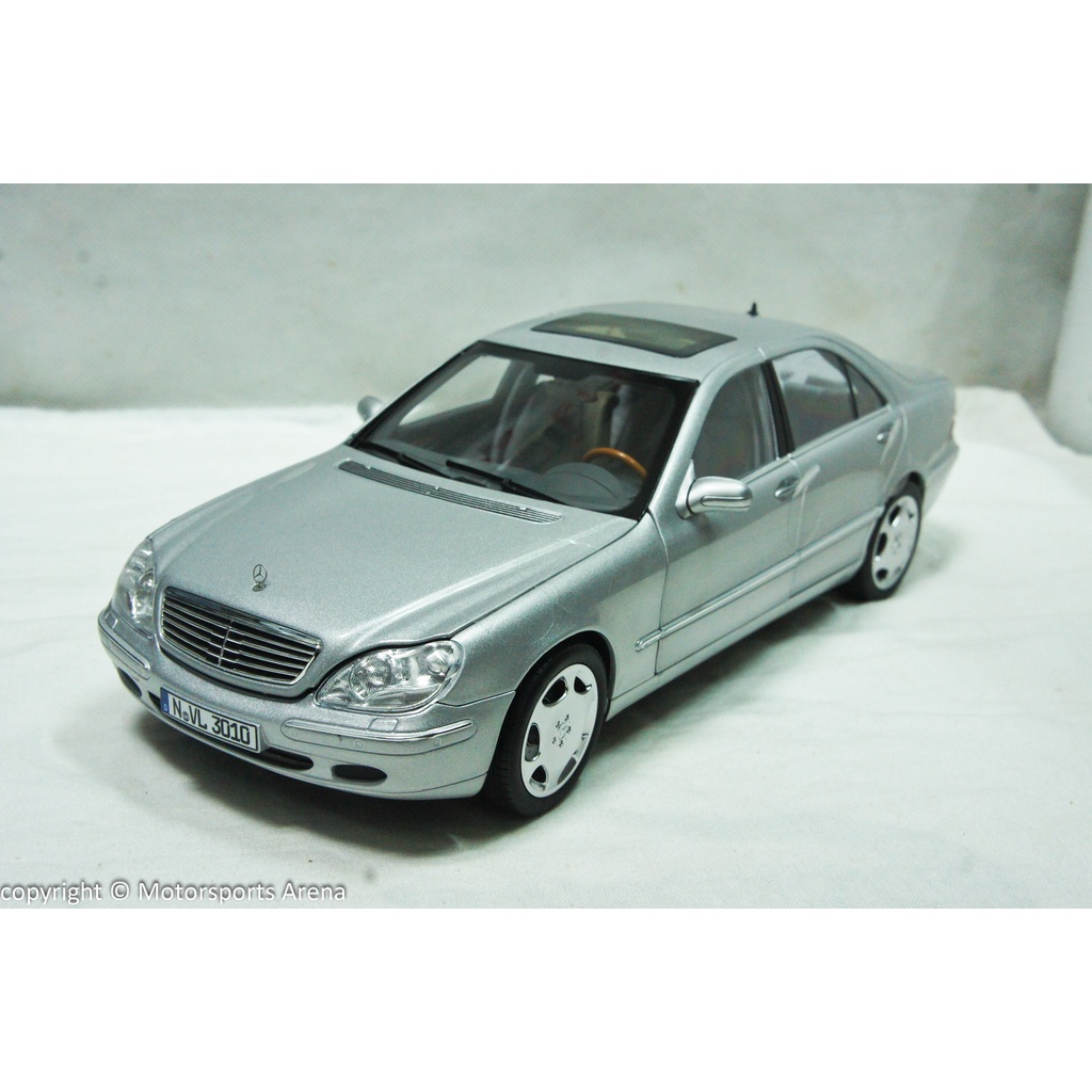 【現貨特價】1:18 Norev Mercedes Benz S-Class S600 W220 1998 銀 ※全開※