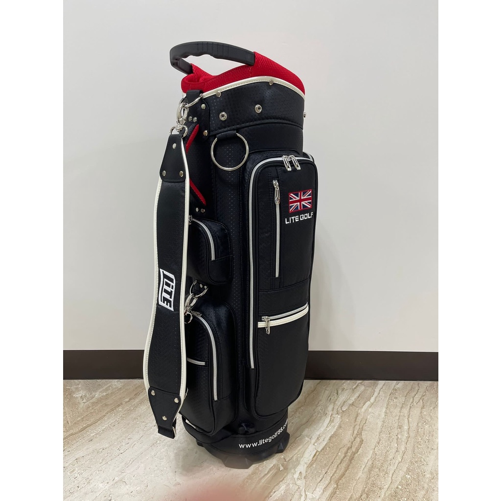 飛仕特高爾夫 Lite TA-5670 Cart Bag 9吋 ,黑 高爾夫球袋