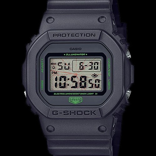 CASIO G-SHOCK 鐳射限量電子腕錶DW-5600MNT-1