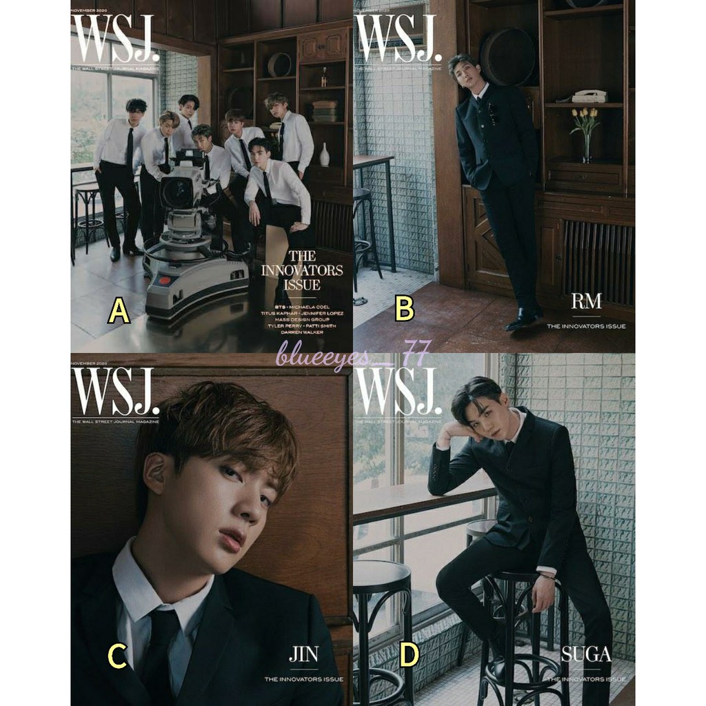 🌏🇺🇲現貨 BTS WSJ Magazine 2020 11月號 特別版 華爾街日報