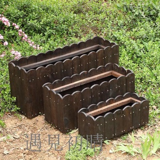 🔥臺灣公司＋發票🔥防腐木花箱花盆陽臺種菜盆實木花槽特大長方形花箱花盆戶外種植箱