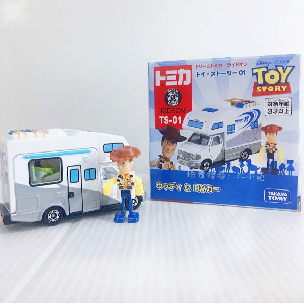 【HAHA小站】DS13407 麗嬰 夢幻 TOMICA 多美小汽車 Dream TS-01 胡迪&amp;遙控車 生日 禮物