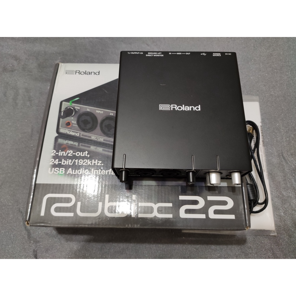 【二手良品】Roland Rubix 22 新款錄音介面