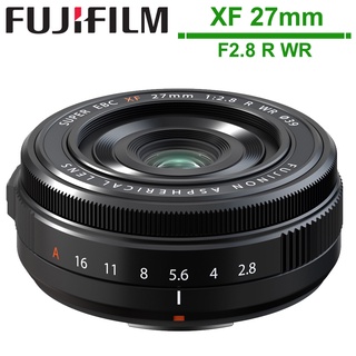 FUJIFILM XF 27mm F2.8 R WR 鏡頭 恆昶公司貨 送鏡頭保護鏡