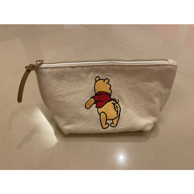 Winnie the Pooh 小熊維尼化妝包 收納包 80週年 東京特展周邊商品 全新未使用