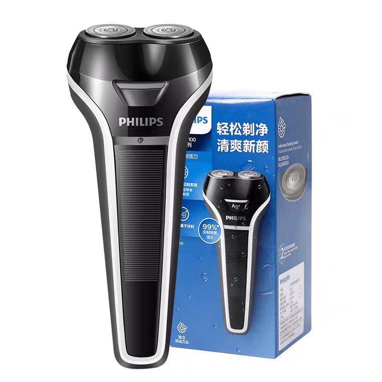 【淘園嘉】  PHILIPS 飛利浦電動剃鬚刀S108男生雙刀頭颳鬍刀全身水洗110便攜款208 MJFB