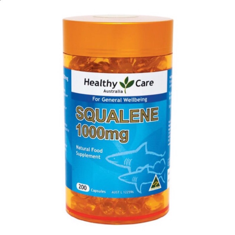 澳洲代購*Healthy Care Squalene 1000mg 角鯊烯 200顆