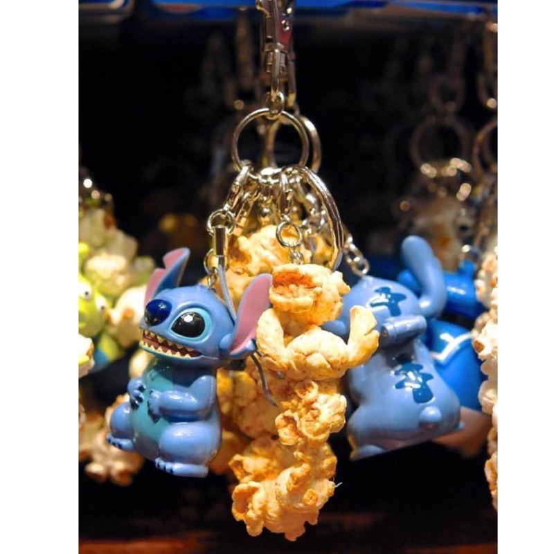《Amigo》東京迪士尼樂園 星際寶貝 史迪奇 stitch 爆米花桶 米花筒 爆米花筒 掛飾 鑰匙圈 鎖圈