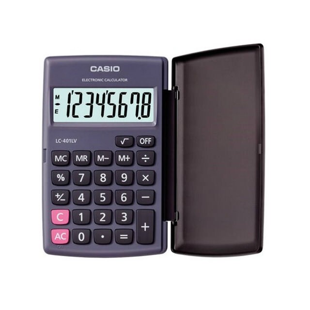 【CASIO卡西歐】8位數攜帶型計算機/LC-401LV