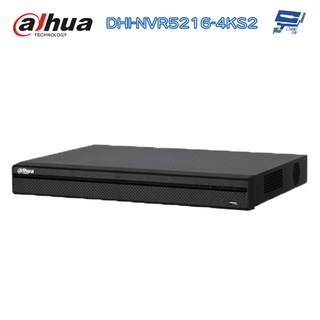 昌運監視器 大華 DHI-NVR5216-4KS2 專業型H.265 16路智慧型4K NVR 監視器主機