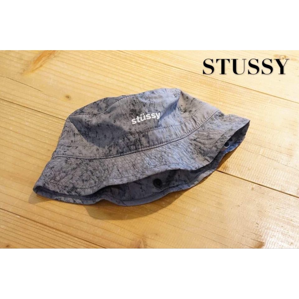 ☆ETW☆【一中店】STUSSY DYED BUNGEE BUCKET HAT 登山 防曬 漁夫帽 現貨