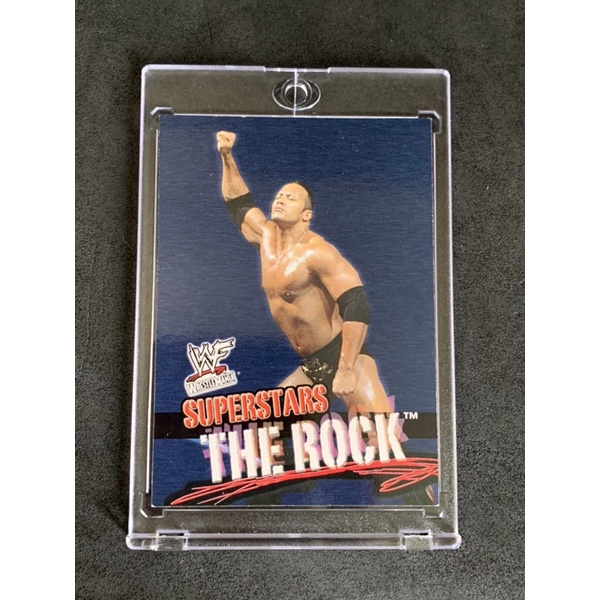 2001 Fleer WWF Superstars The Rock #1  巨石強森 摔角卡
