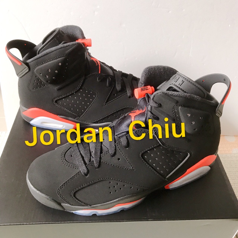 全新官網公司貨 Nike Air Jordan 6 OG infrared 黑紅 大魔王 AJ6 2019 老屁股