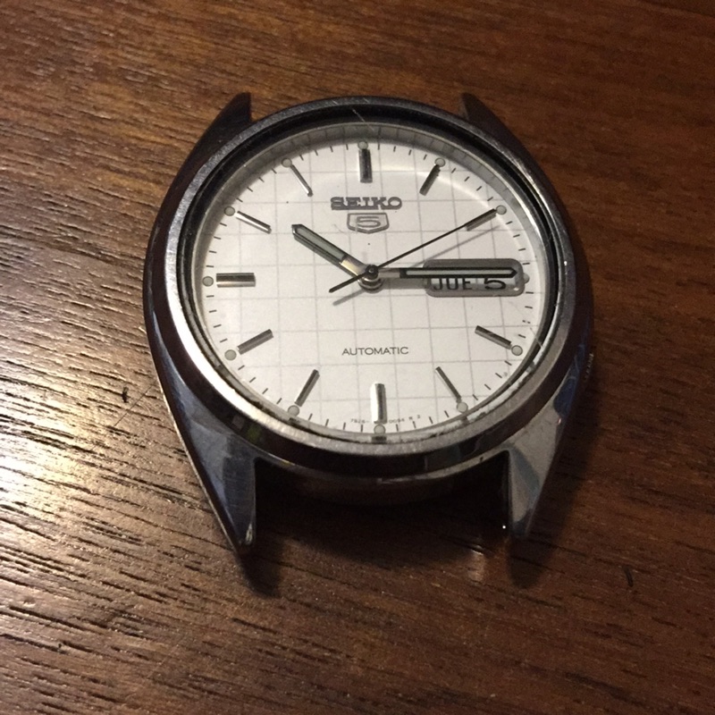 故障 seiko 5號 自動上鍊 機械錶