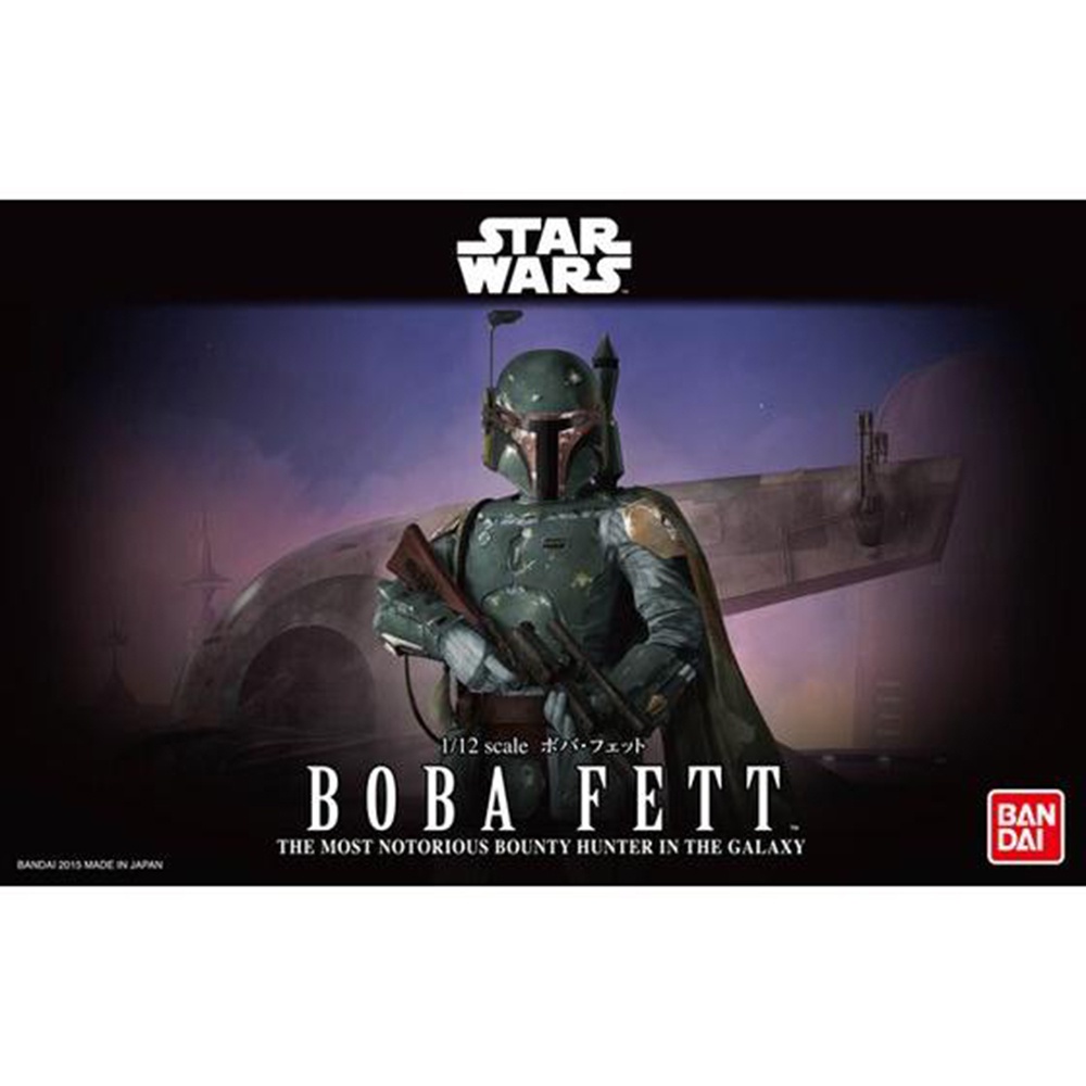 BANDAI  組裝模型 SW 1/12 星際大戰 Star Wars Boba Fett 波巴 費特【酷比樂】