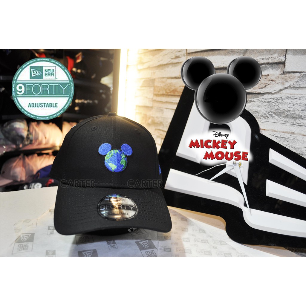 New Era x Disney Mickey Mouse Earth Shape 9Forty迪士尼米老鼠地球圖型彎帽