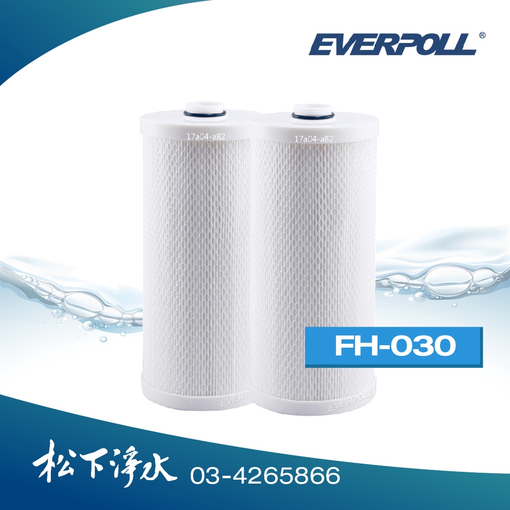 EVERPOLL 傳家寶全戶濾淨專用濾心 FH-030/FH030  2入《適用於FH300、FH301》