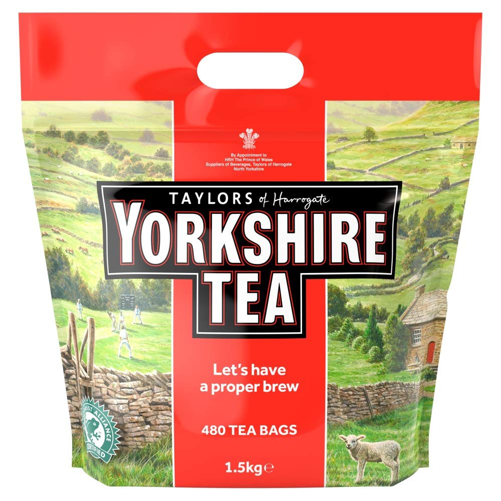 英國Taylors of Harrogate Yorkshire 泰勒茶 約克夏紅茶 紅牌 480入 裸茶包 現貨