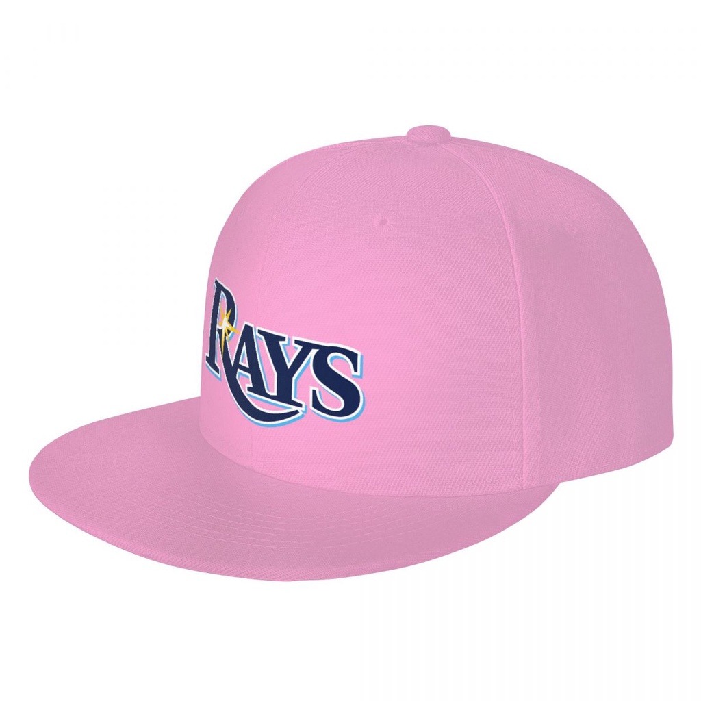 Tampa Bay Rays Logo MLB 平帽遮陽帽 印花鴨舌帽太陽帽 帽子 板帽 嘻哈街舞帽 平沿帽 潮帽 平簷