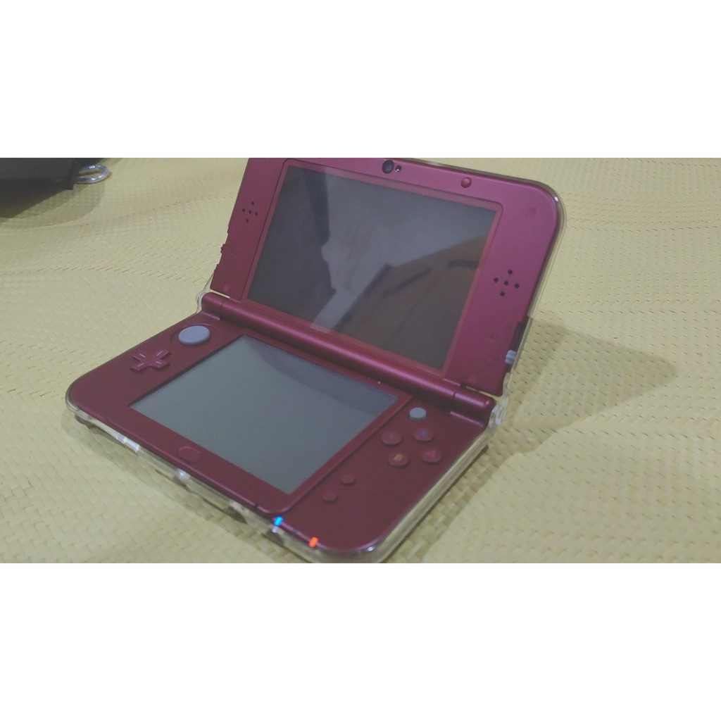 二手 new 3DS LL(金屬紅)