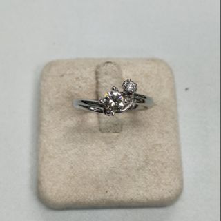 天然鑽石戒指。31分美鑽。求婚訂婚