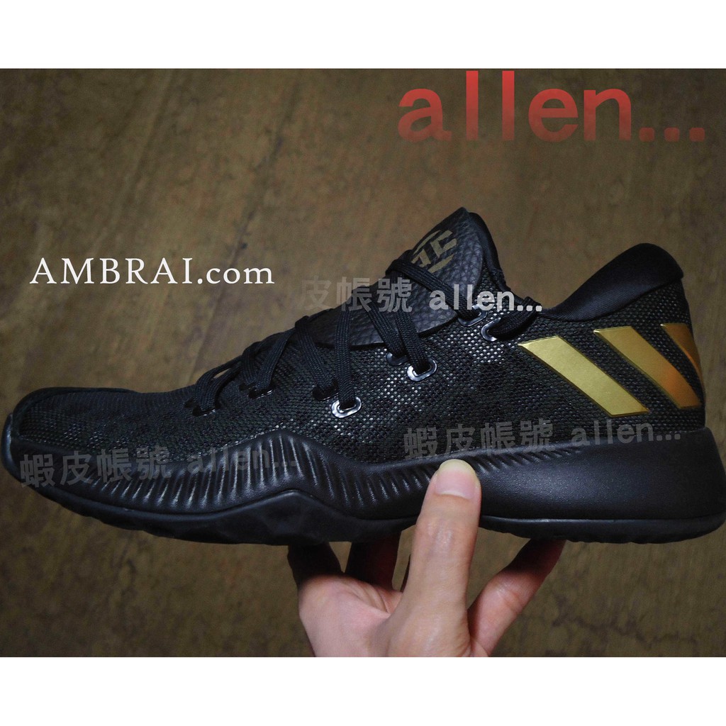 摩曼頓購入　adidas Harden B/E 哈登 鬍子 黑金 真皮 愛迪達 實戰 訓練 籃球鞋 NBA AC7819