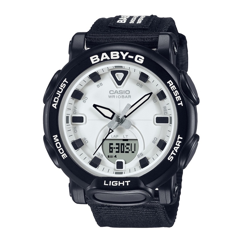 CASIO卡西歐 女 BABY-G  戶外休閒時尚雙顯腕錶/黑(BGA-310C-1A)