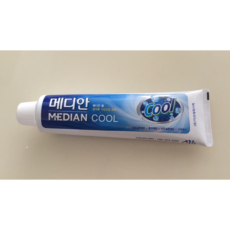 韓國Median Cool美白牙膏150克