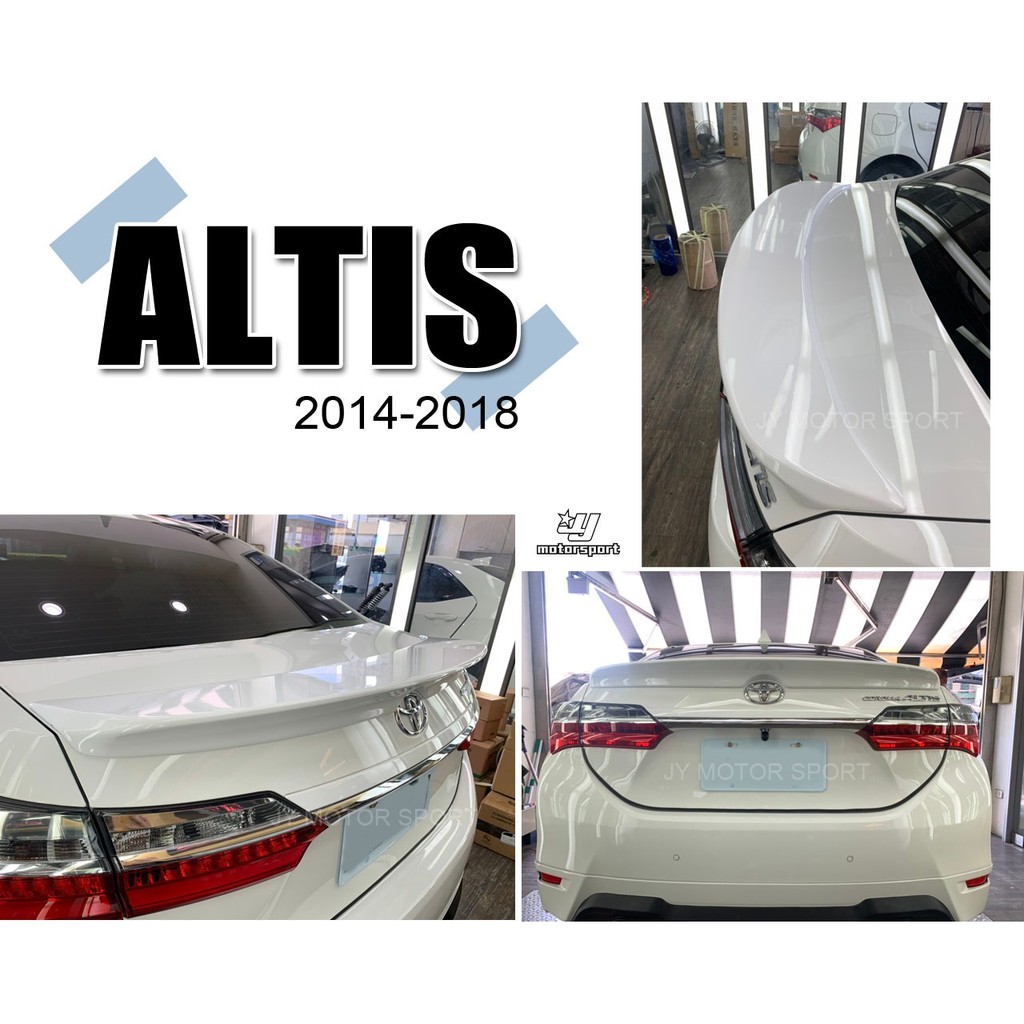 小傑車燈-全新 ALTIS 11代 11.5代 14 15 16 17 18 2014 Z版 無燈款 尾翼 鴨尾 含烤漆