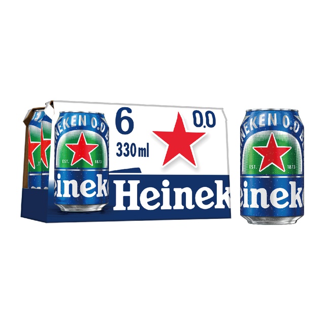 【蝦皮直營】海尼根 0.0零酒精 330ml/6入組 罐裝 新品上市 無酒精飲料