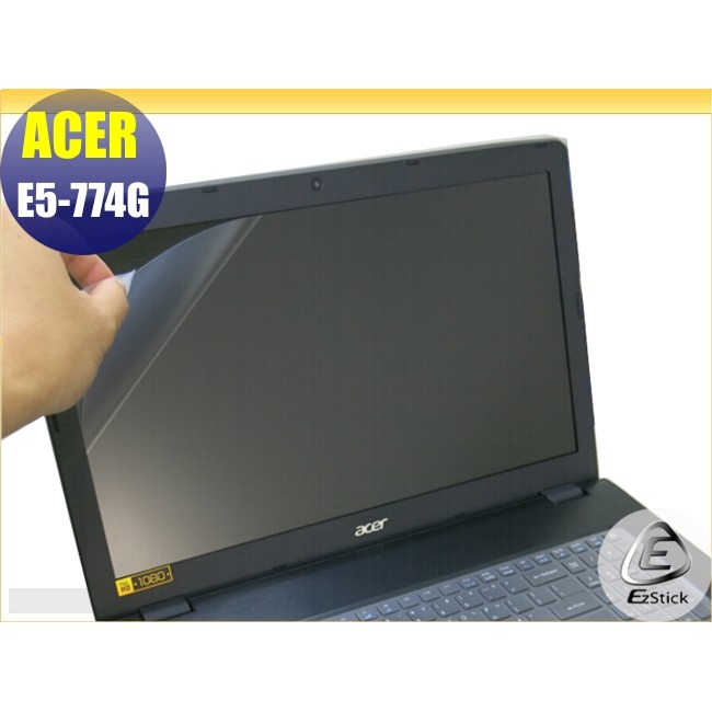 【Ezstick】ACER Aspire E5-774 G 專用 靜電式筆電LCD液晶螢幕貼 (可選鏡面或霧面)