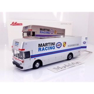 【模型車藝】1:43 Schuco Mercedes-Benz O 317 Porsche Martini Racing