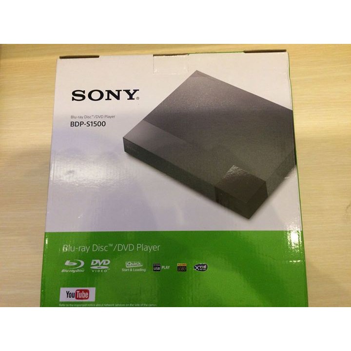 全新SONY藍光DVD(BDP-S1500)