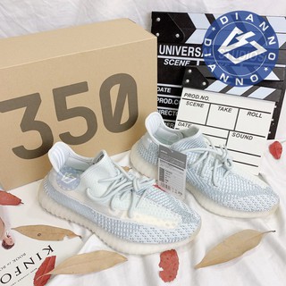 帝安諾-實體店面 ADIDAS YEEZY BOOST 350 V2 Cloud White 雲白冰藍 FW3043