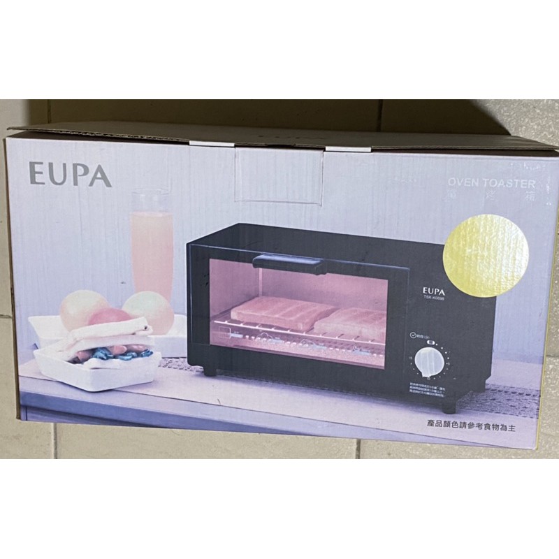 EUPA 優柏 小烤箱5L電烤箱 烤麵包機 點心機TSK-0698(黑色)
