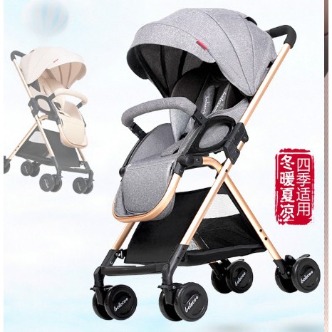 belecoo貝麗可嬰兒推車可坐可躺輕便折疊減震小BB手推傘車0-3歲